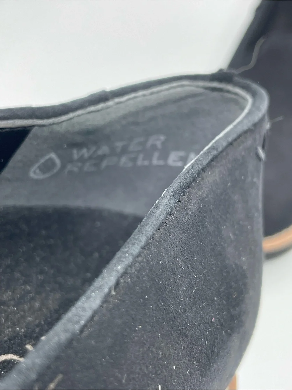 Vionic Willa Black Suede Wedge Loafers - Slip-On Comfort.
